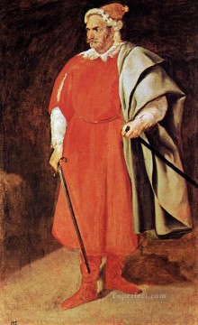 Diego Velazquez Painting - Buffoon Barbarroja portrait Diego Velazquez